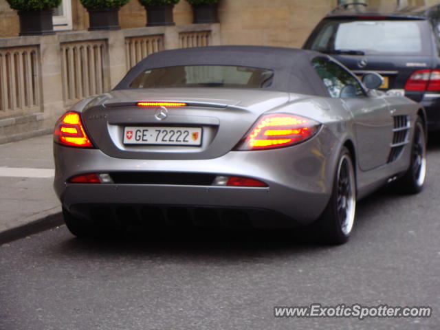 Mercedes SLR spotted in London, United Kingdom