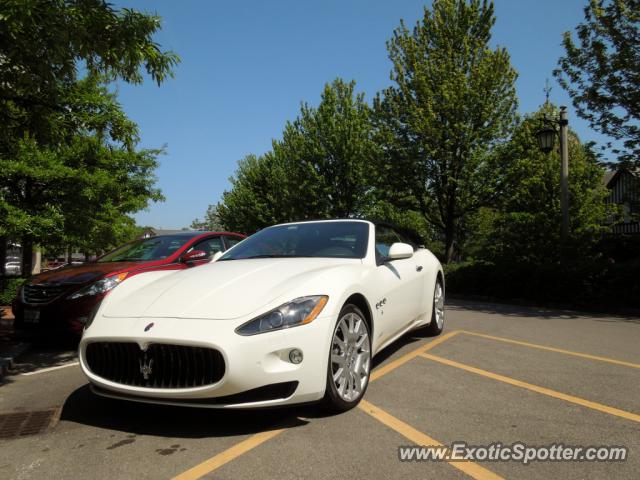 Maserati GranCabrio spotted in Lake Forest, Illinois