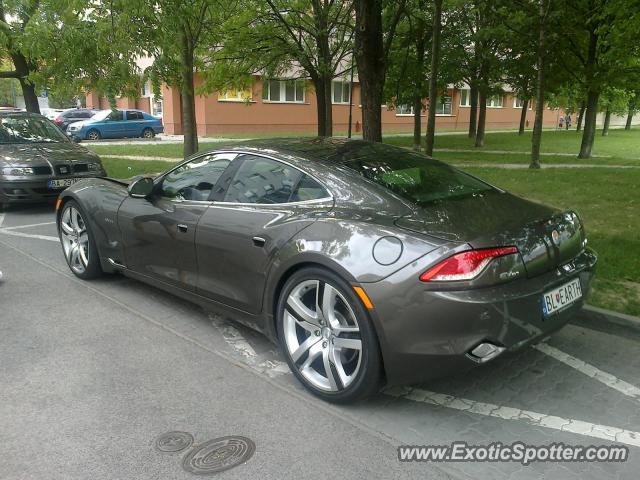 Fisker Karma spotted in Bratislava, Slovakia