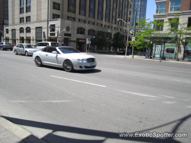 Bentley Continental spotted in Toronto, Canada