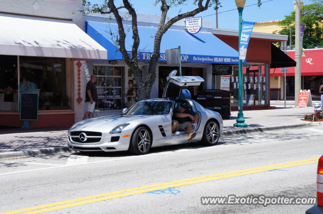 Mercedes SLS AMG spotted in DelRay Beach, Florida