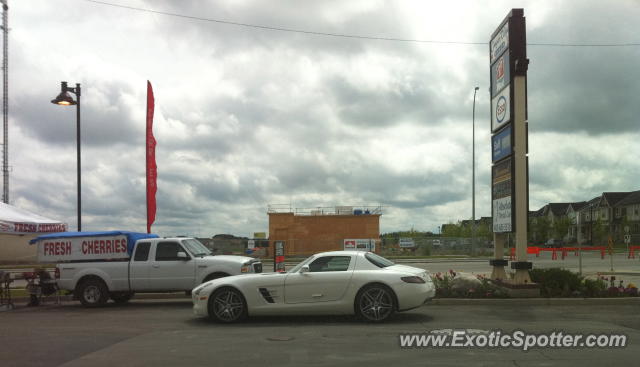 Mercedes SLS AMG spotted in Calgary, Canada