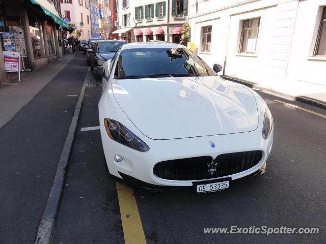 Maserati GranTurismo spotted in Geneva, Switzerland