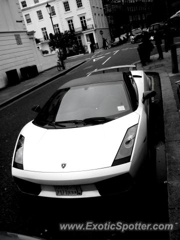 Lamborghini Gallardo spotted in London, United Kingdom