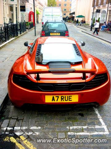 Mclaren MP4-12C spotted in London, United Kingdom