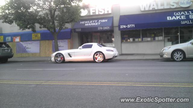 Mercedes SLS AMG spotted in Hewlett, New York