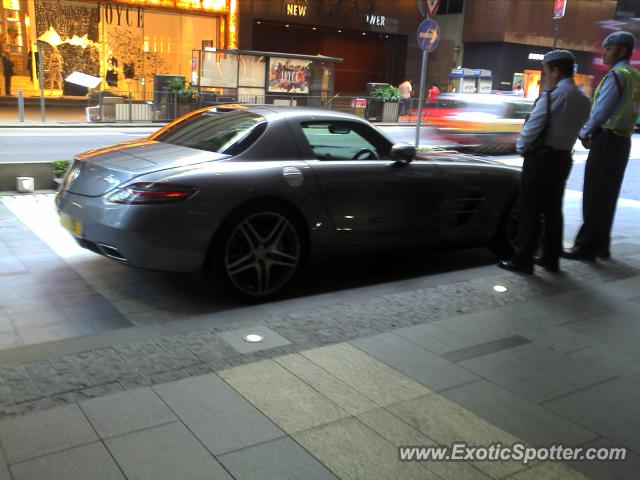 Mercedes SLS AMG spotted in Hong Kong, China