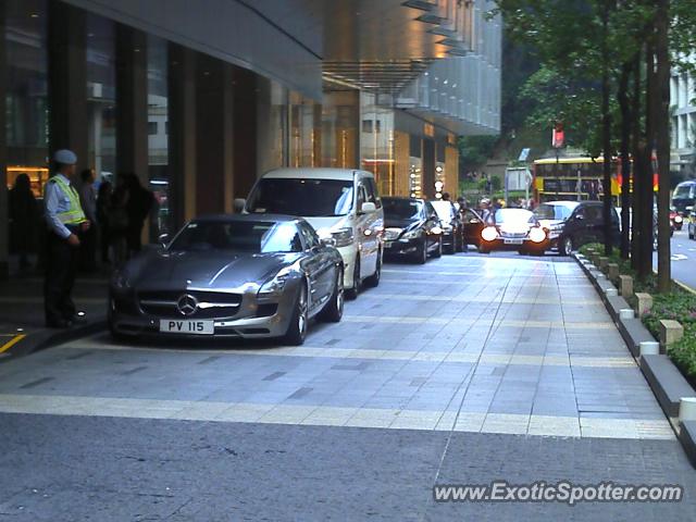 Mercedes SLS AMG spotted in Hong Kong, China