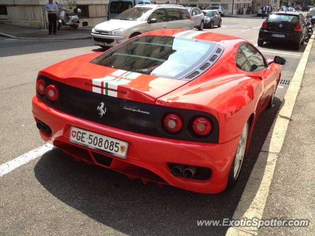 Ferrari 360 Modena spotted in Geneva, Switzerland