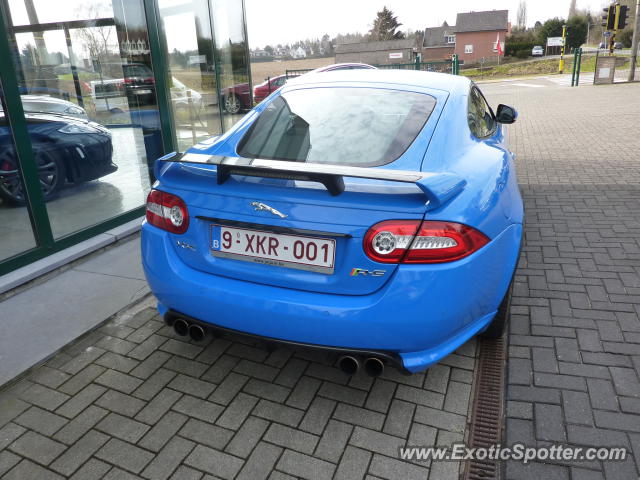 Jaguar XKR-S spotted in Brussels, Belgium