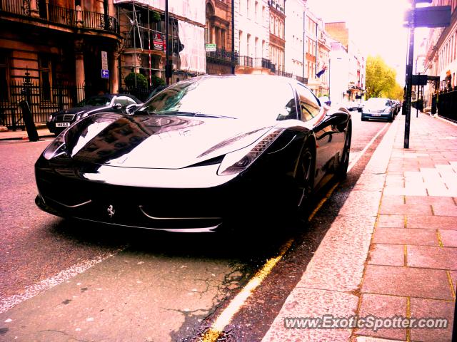 Ferrari 458 Italia spotted in London, United Kingdom