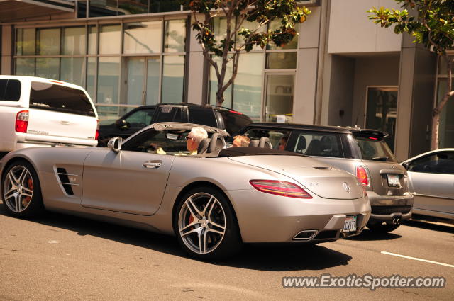 Mercedes SLS AMG spotted in Hollywood, California