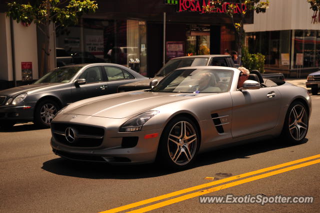 Mercedes SLS AMG spotted in Hollywood, California