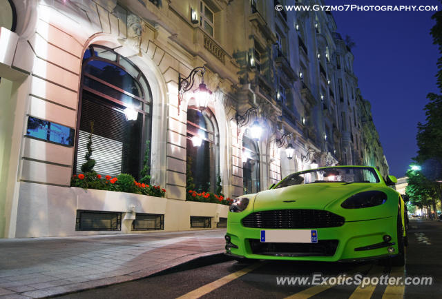 Aston Martin DB9 spotted in Paris, France