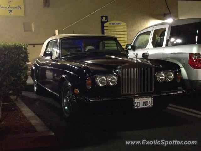 Rolls Royce Corniche spotted in Solana Beach, California