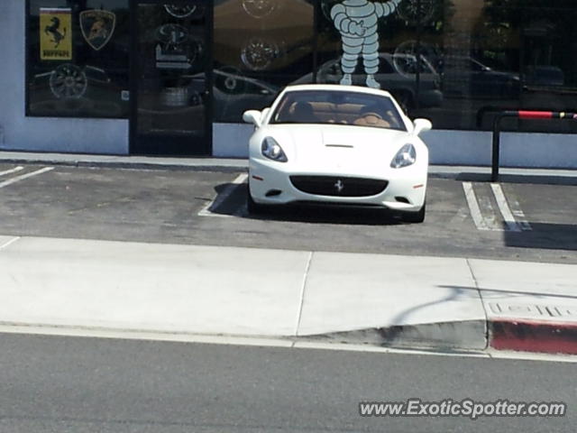 Ferrari California spotted in Newport Beach, California