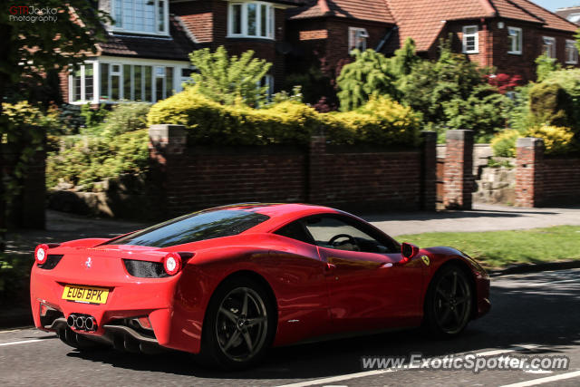 Ferrari 458 Italia spotted in York, United Kingdom