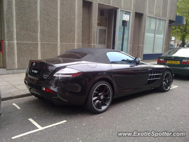 Mercedes SLR spotted in London, United Kingdom