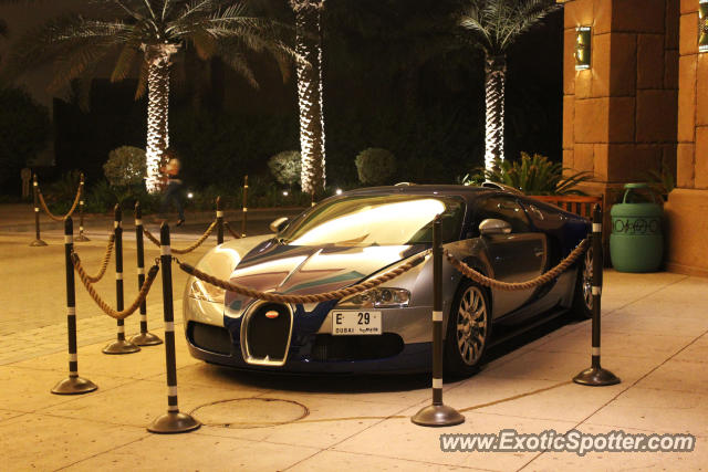 Bugatti Veyron spotted in Dubai, United Arab Emirates