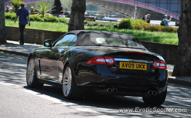 Jaguar XKR spotted in London, United Kingdom