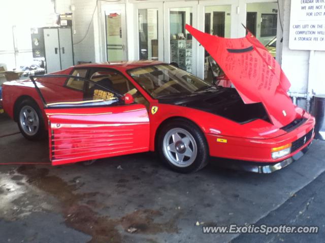Ferrari Testarossa spotted in Chevy Chase, Maryland
