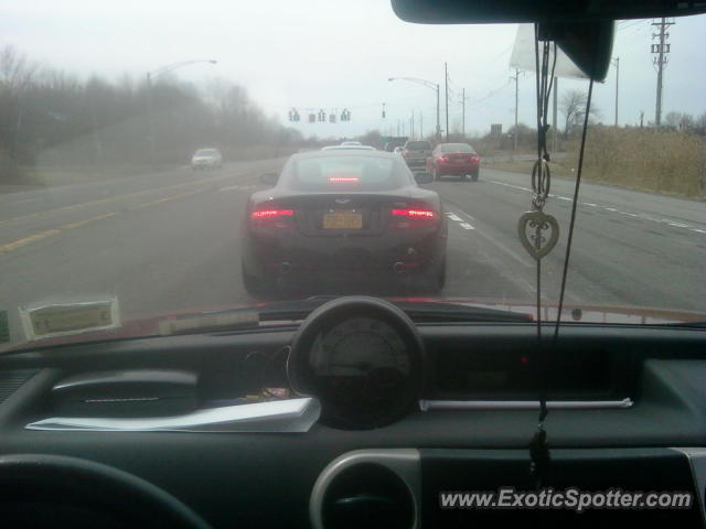 Aston Martin DB9 spotted in Webster, New York