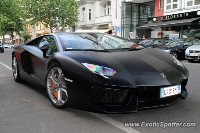 Lamborghini Aventador spotted in Berlin, Germany