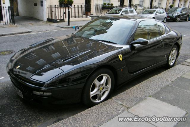 Ferrari 456 spotted in London, United Kingdom