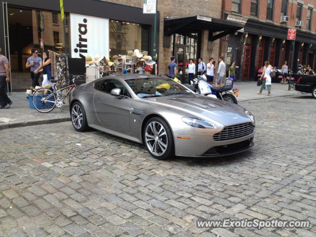 Aston Martin Vantage spotted in New York, New York