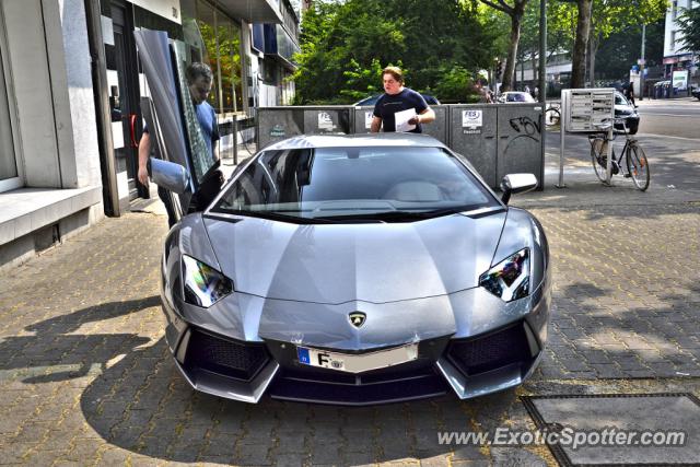 Lamborghini Aventador spotted in Frankfurt, Germany