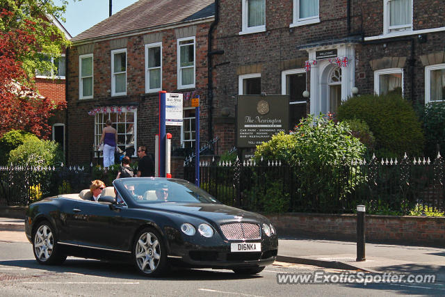 Bentley Continental spotted in York, United Kingdom