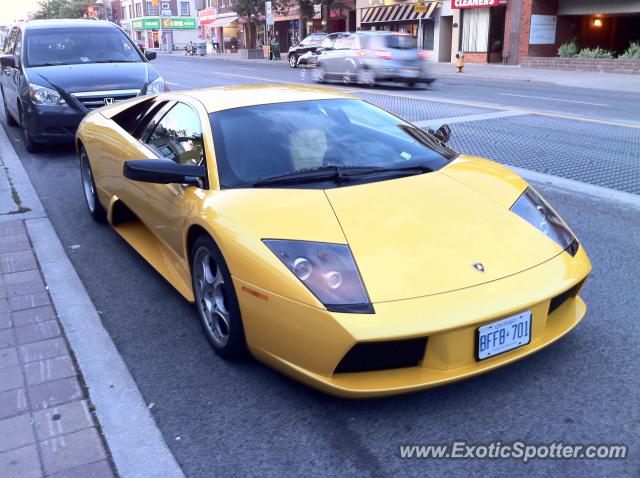 Lamborghini Murcielago spotted in Toronto, Canada