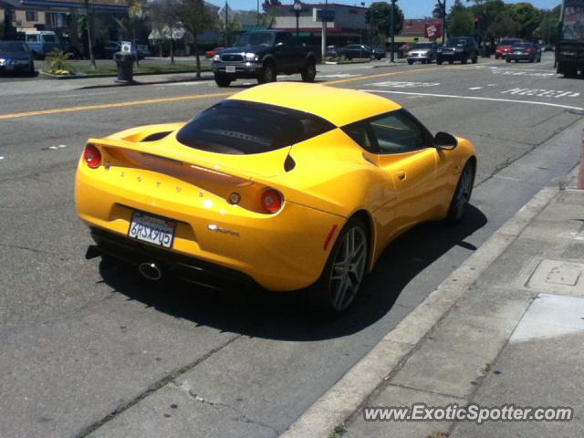 Lotus Evora spotted in Alameda, California