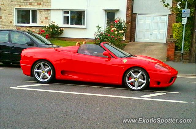 Ferrari 360 Modena spotted in Braintree, United Kingdom