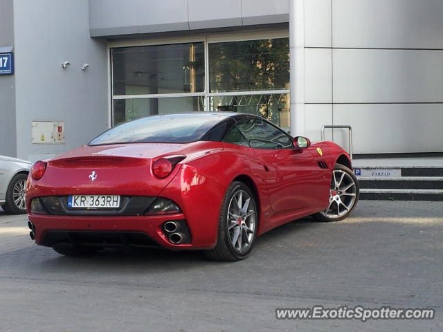 Ferrari California spotted in Cracow, Poland