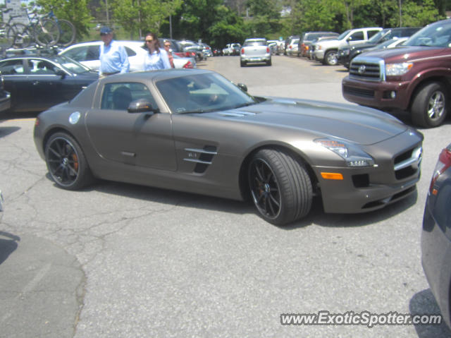 Mercedes SLS AMG spotted in Greenwich, Connecticut