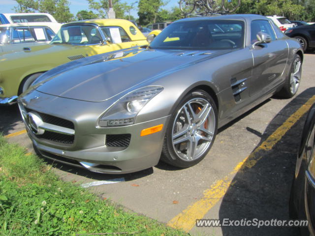 Mercedes SLS AMG spotted in Greenwich, Connecticut