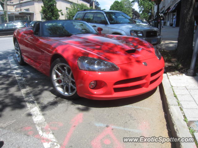 Dodge Viper spotted in Greenwich, Connecticut