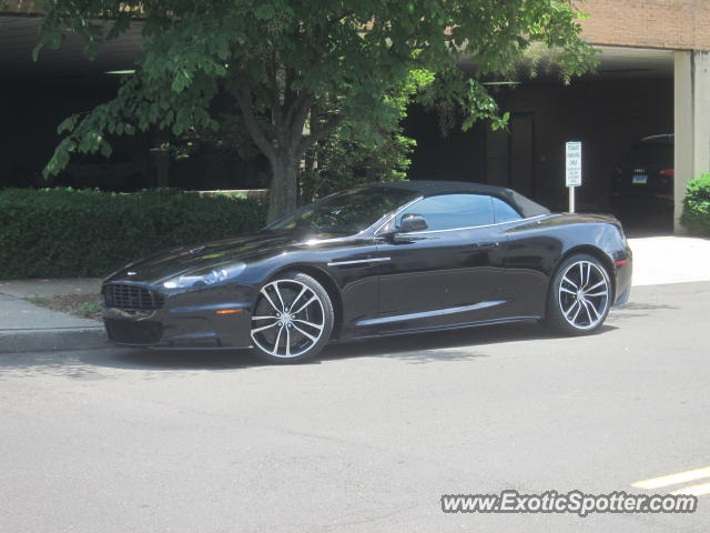 Aston Martin DBS spotted in Greenwich, Connecticut