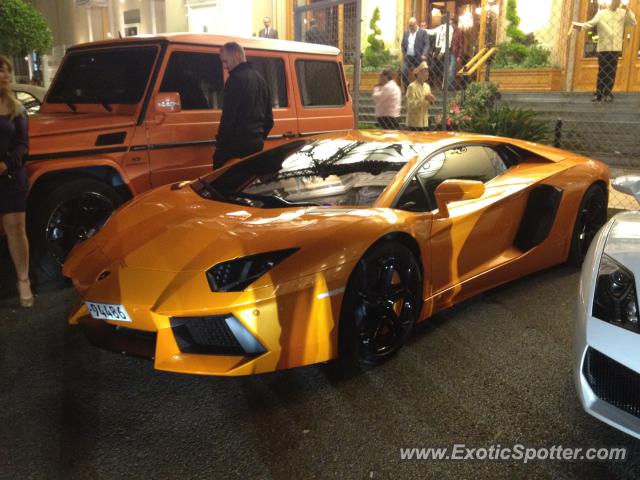 Lamborghini Aventador spotted in Monte Carlo, Monaco