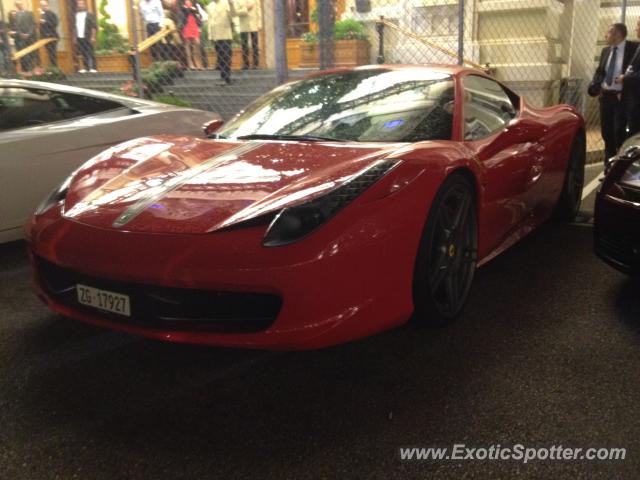 Ferrari 458 Italia spotted in Monte Carlo, Monaco