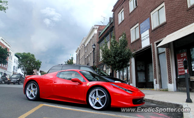 Ferrari 458 Italia spotted in Greenwich, Connecticut