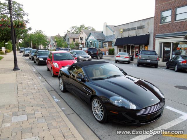 Aston Martin DB9 spotted in Barrington, Illinois