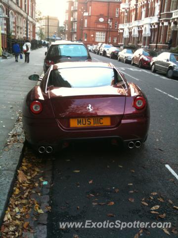 Ferrari 599GTB spotted in London, United Kingdom