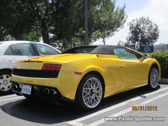 Lamborghini Gallardo spotted in Del Mar, California