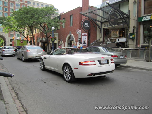 Aston Martin DB9 spotted in Toronto, Canada