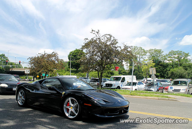 Ferrari 458 Italia spotted in Greenwich, Connecticut