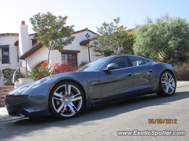 Fisker Karma spotted in Rancho Santa Fe, California