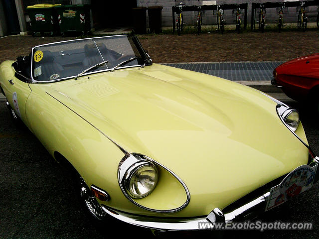 Jaguar E-Type spotted in Conegliano, Italy