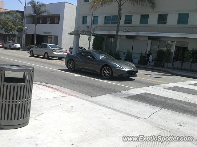 Ferrari California spotted in Beverly Hills, California